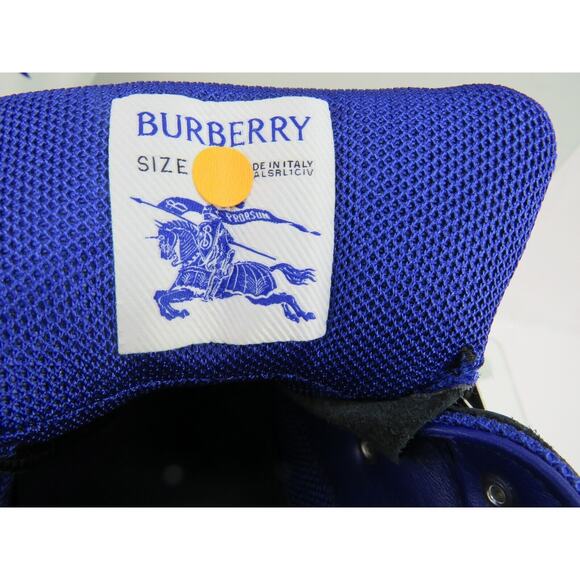 NIB BURBERRY TREK BLACK LEATHER LACE UP HIKING BOOTS US 13 46 ITALY $1190 - Picture 11 of 16